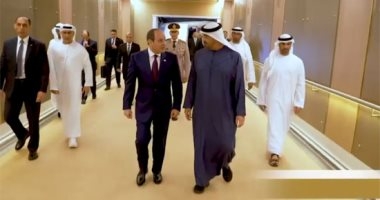زيارة الرئيس السيسى لدولة الإمارات ومباحثاته مع الشيخ محمد بن زايد.. فيديو