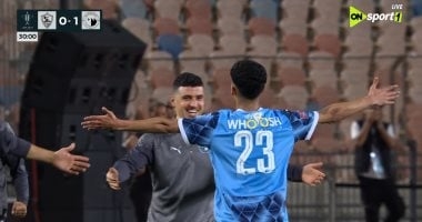 أحمد عاطف قطة يسجل الهدف الأول لبيراميدز أمام الزمالك بالدقيقة 29