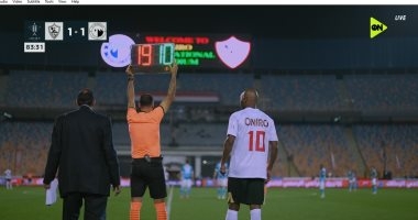 دخول شيكابالا والزنارى وخروج السعيد وعمر جابر من مباراة الزمالك وبيراميدز