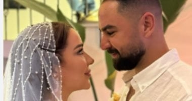 للمرة الثالثة.. أسما شريف منير تحتفل بزفافها (فيديو)