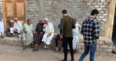 قرية البطل خالد تتشح بالسواد فى انتظار جثمان شهيد الشهامة بالدقهلية.. فيديو