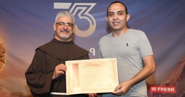 المركز الكاثوليكي يكرم الزميل بهاء نبيل وعددا من الصحفيين