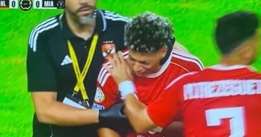 محمد يوسف يطمئن على إمام عاشور فى المستشفى بعد مباراة الأهلي وإنتر ميامي