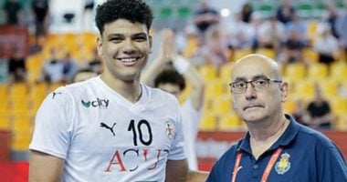 محمد عماد أوكا أفضل لاعب فى مباراة شباب اليد أمام إسبانيا فى بطولة العالم