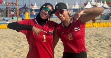 تأهل سيدات الطائرة الشاطئية لدور الـ8 ببطولة أفريقيا