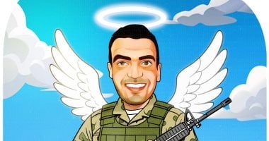 ذكرى استشهاد البطل أحمد المنسى في كاريكاتير اليوم السابع