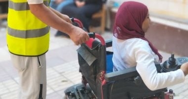 فتاة من ذوى الهمم تشارك فى انتخابات مجلس الشيوخ.. فيديو