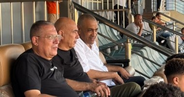 جهاز منتخب مصر فى مباراة دجلة وبيراميدز.. صور