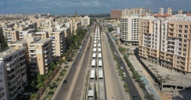 شاهد أعمال تركيب الكمرات وتقدم تنفيذ مشروع المرحلة الأولى من مترو الإسكندرية