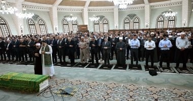رئيس الوزراء يؤدى صلاة الجنازة على الدكتور على المصيلحي بمسجد الشرطة بأكتوبر