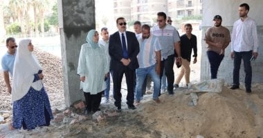 محافظ المنوفية يتفقد نسب إنجاز الأعمال بمدرسة مصر المتكاملة للغات الجديدة