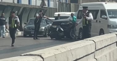 أصاب 4 أشخاص وأتلف 3 سيارات.. تفاصيل محاولة هروب قائد سيارة حادث أكتوبر