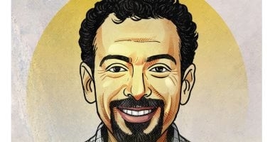 "يد الأب لا تتركك".. كاريكاتير اليوم السابع ينعي مدير التصوير تيمور تيمور