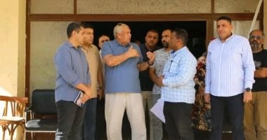 محافظ الوادى الجديد يتفقد إنشاء المركز الإقليمى لتنمية قدرات العاملين بالجهاز الإدارى
