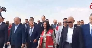 وصول بدر عبد العاطى ورئيس وزراء فلسطين على رأس وفد رفيع المستوى لمعبر رفح