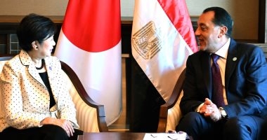 رئيس الوزراء يلتقى محافظ طوكيو لبحث مجالات التعاون المشترك