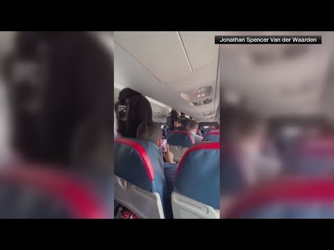 Airline passenger fought flight attendant, tried to open exit door midair: authorities