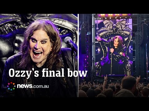 Ozzy Osbourne's final video captures emotional farewell to fans