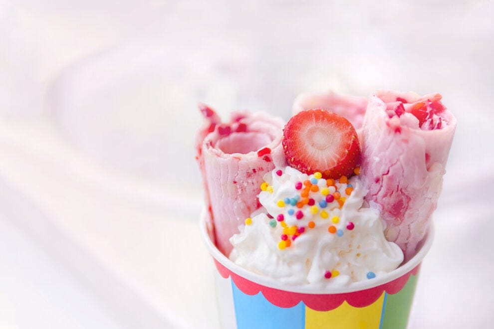 A gallery of popular ice cream types around the world