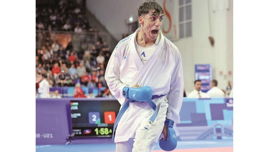 الجعفري يتراجع إلى المركز الثاني في التصنيف العالمي للكراتيه
