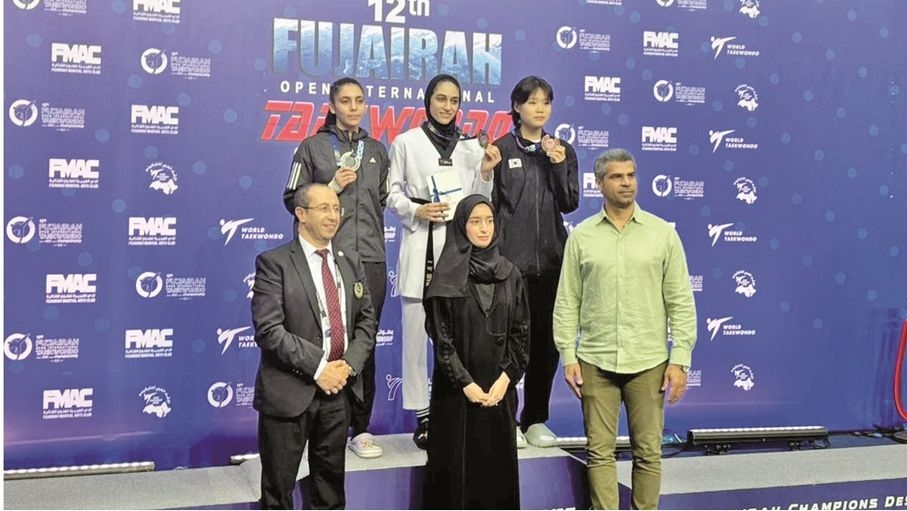 أبو الرب تنال فضية في بطولة الفجيرة للتايكواندو