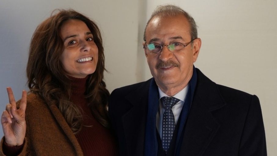 عقب مشاركتها معه في "البطل".. نانسي خوري توجه رسالة لبسام كوسا