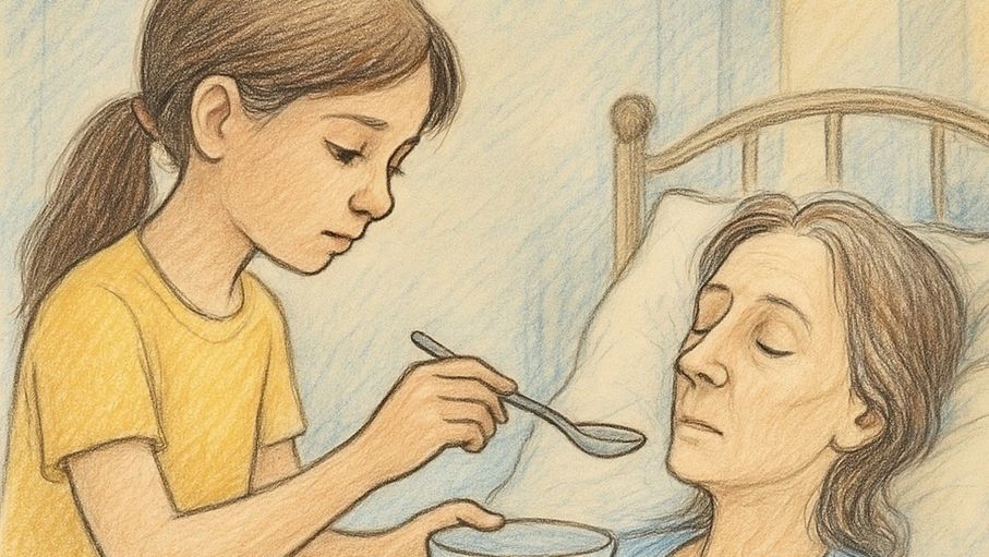 مسؤوليات تفوق العمر.. أطفال بين كتب المدرسة وأعباء رعاية الآباء
