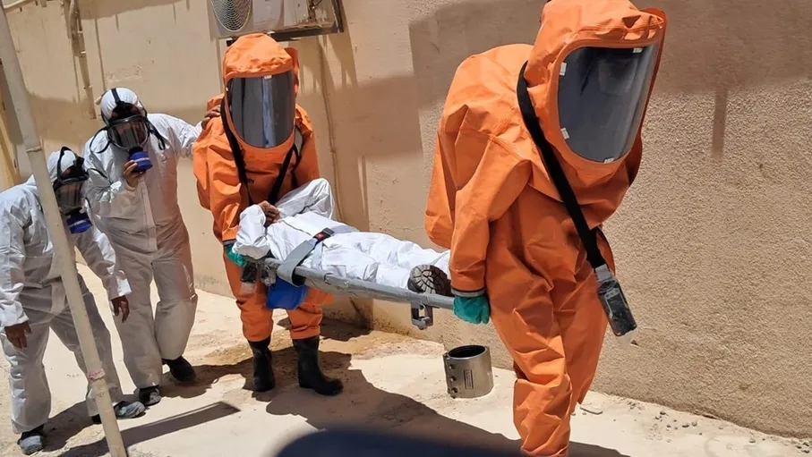 تمرين وهمي يحاكي تسرب الأمونيا في شركة مناجم الفوسفات بالعقبة