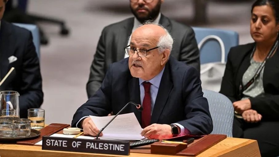 مندوب فلسطين: "إسرائيل" لا تبالي بميثاق الأمم المتحدة