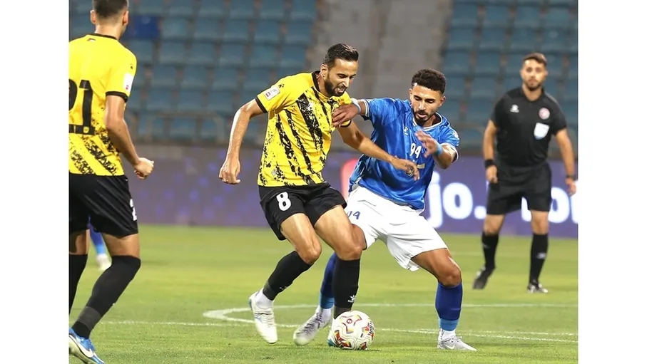 تعادل مثير بين السلط والحسين إربد بدوري المحترفين