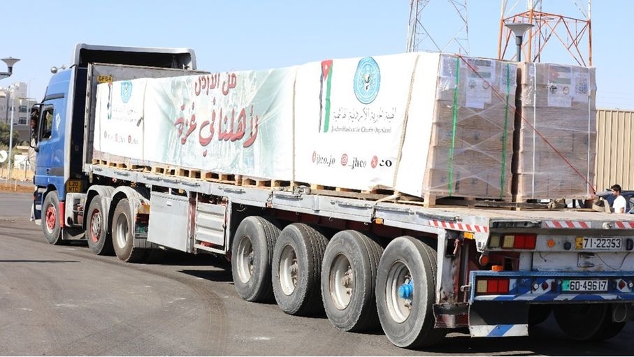 الأردن يؤكد تعرض قوافله الإغاثية للتعطيل المتعمد لمنع وصولها لغزة