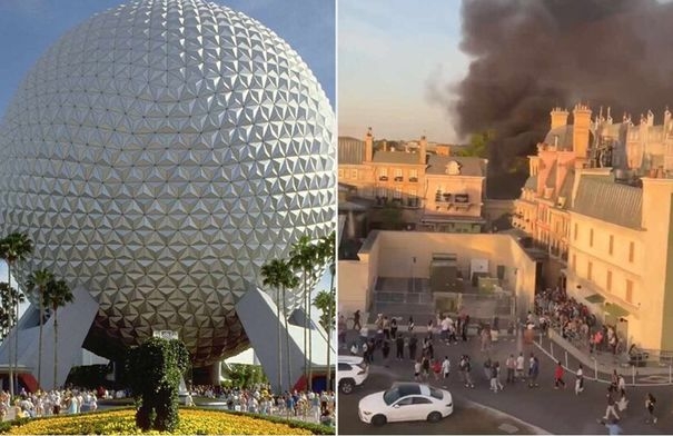 اندلاع حريق هائل في ديزني الأمريكية...