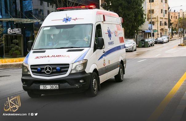 تدهور مركبة "ديانا" على طريق منجا في مأدبا