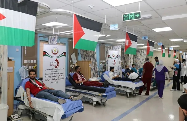 حملة تبرع بالدم في "التخصصي" دعماً لأهل غزة