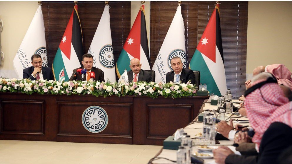 Speaker of the House of Representatives Meets with President and Members of Jordan Chamber of Commerce - Jordan News