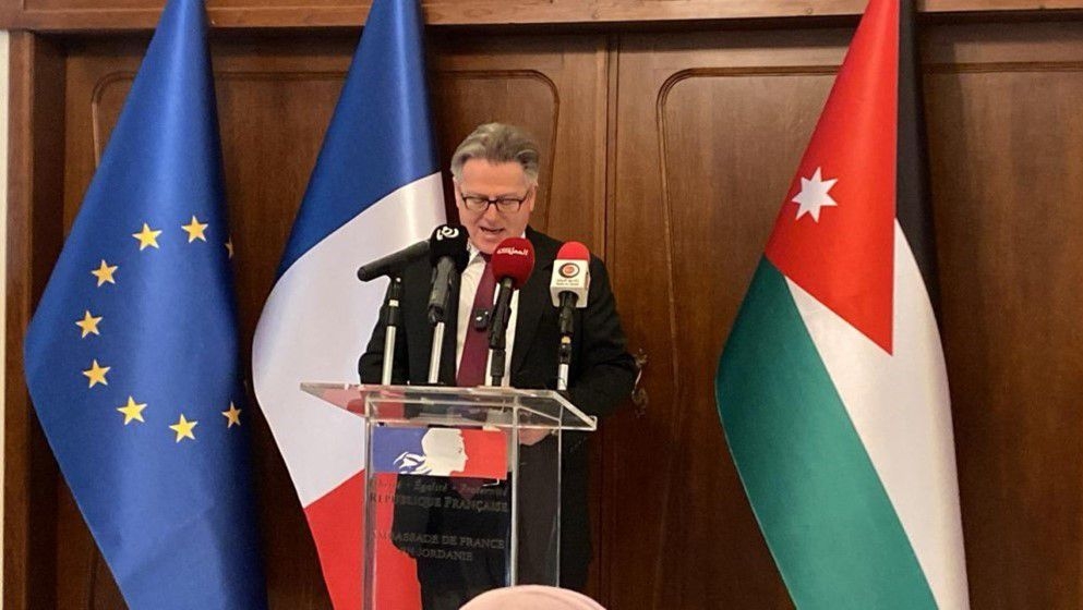 French Ambassador to Jordan: displacement is serious violation...