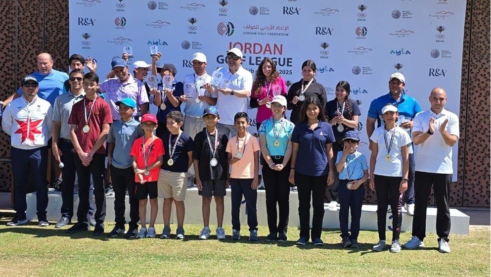 Conclusion of the Third Round of the Jordan Golf League at Ayla Golf Club - Jordan News