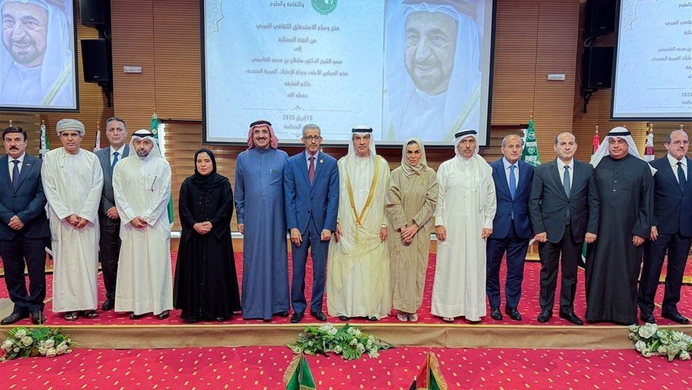 ALECSO Awards the First-Ever Arab Cultural Merit Medal to the Ruler of Sharjah - Jordan News