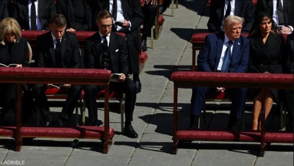 Trump's Attire Sparks Controversy at Pope Francis' Funeral - Jordan News