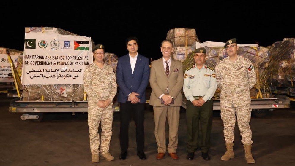 Jordan Armed Forces Receive Pakistani Medical Supplies for Patients and Wounded in Gaza - Jordan News