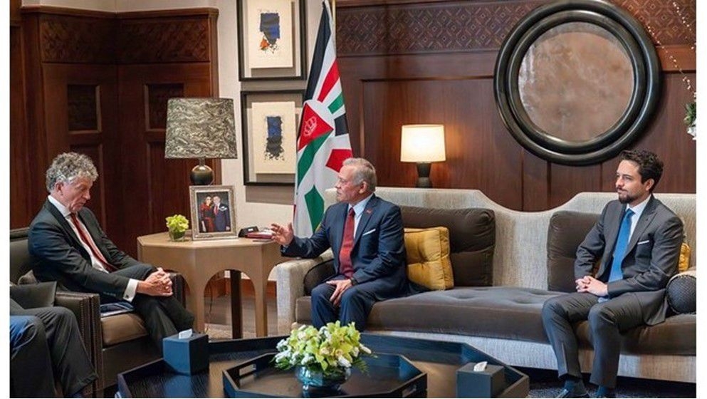 King receives UK national security adviser - Jordan News