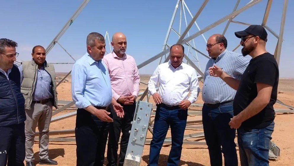 Minister of Energy Follows Up on Reconstruction of Ma'an–Qatra...
