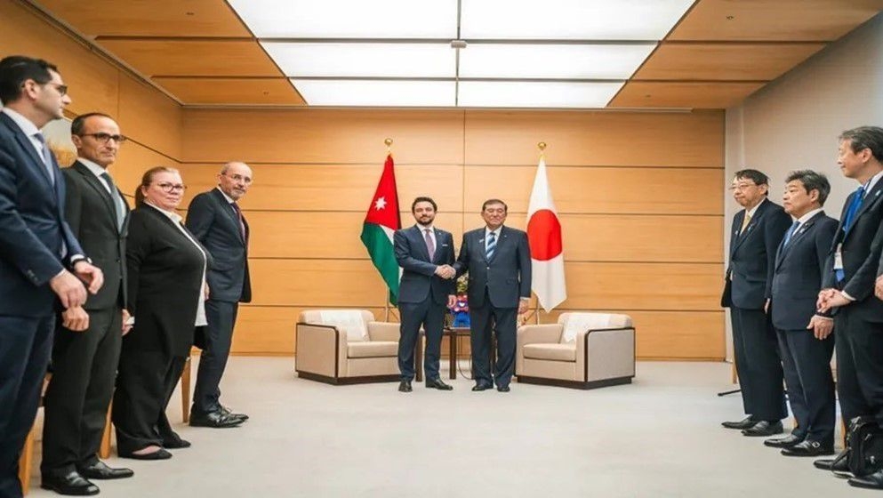 Crown Prince Meets Japanese Prime Minister - Jordan News