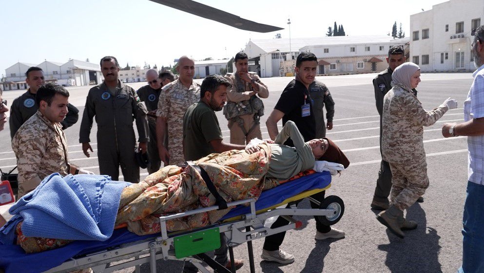 Jordan evacuates new batch of child patients from Gaza by land and air - Jordan News