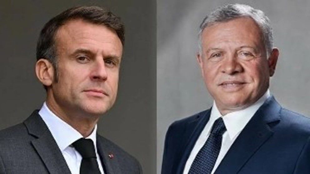 King receives call from Macron, urges immediate action to end dangerous escalation in region - Jordan News