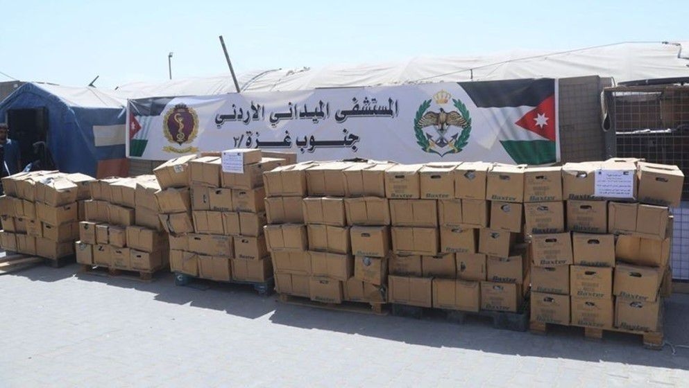 Medical and Food Aid Arrives at Jordanian Field Hospital in Gaza on Wednesday - Jordan News