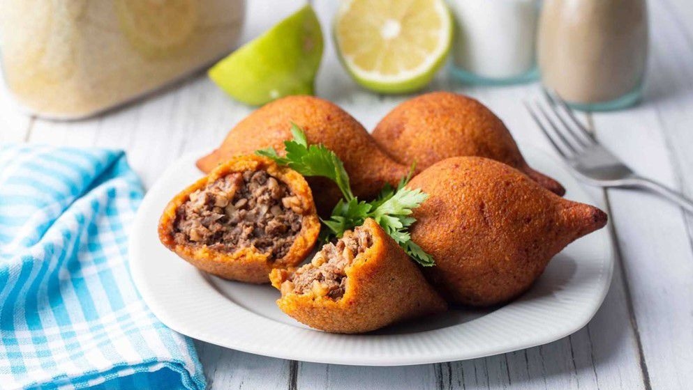 How to Make Fried Kibbeh Patties Stuffed with Meat and Pine Nuts - Jordan News