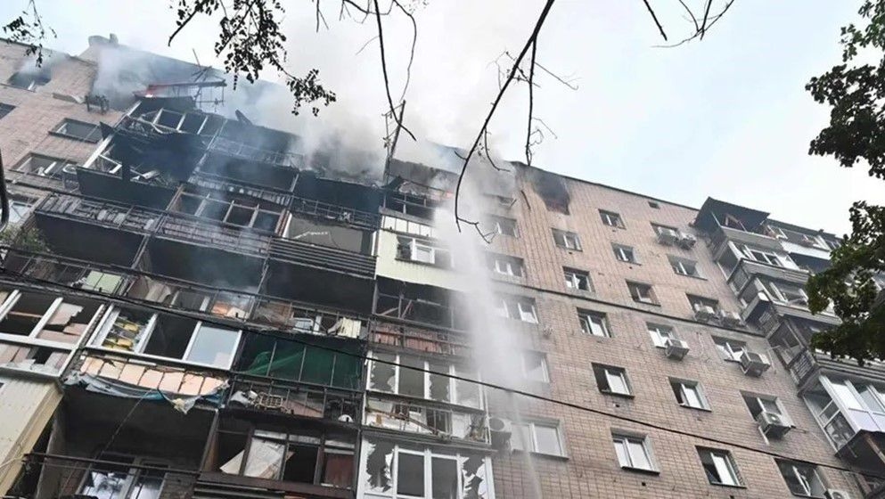 Five Killed in Russian Drone Attack on Residential Building in Kharkiv, Ukraine - Jordan News