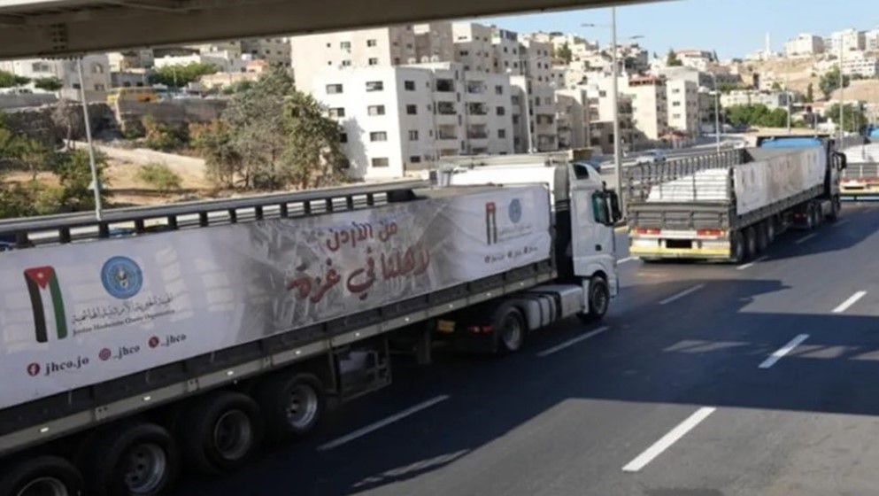 Israel Imposes $400 Fee on Each Aid Truck Heading from Jordan to Gaza - Jordan News