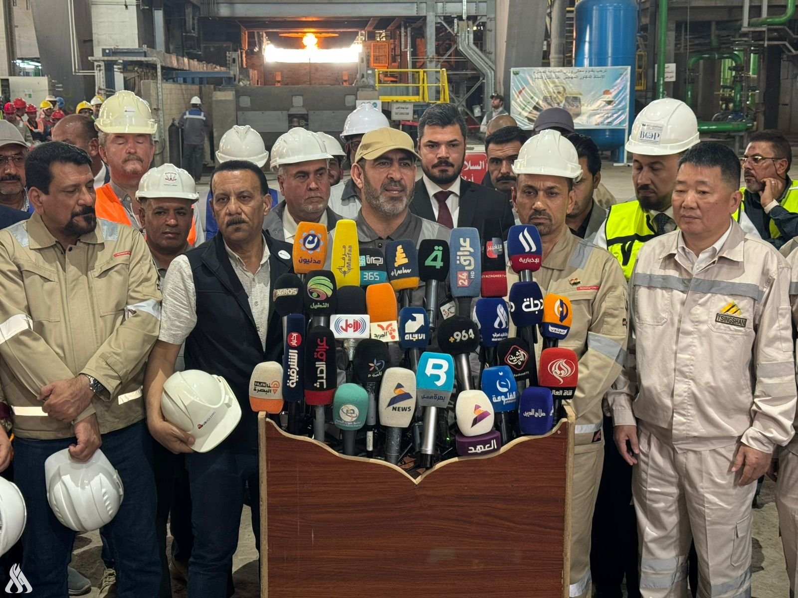 وزير الصناعة: مصنع الحديد والصلب الذي افتتح اليوم بطاقة 600 ألف طن سنوياً
